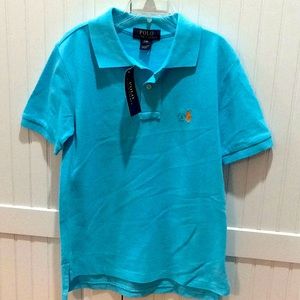 NWT Vibrant Blue Boys Polo